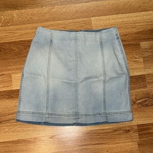 Denim Mini Skirt